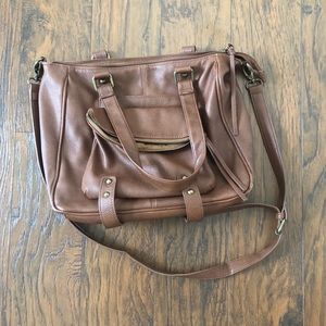 Brown crossbody bag